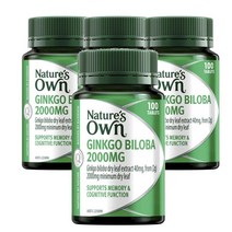 네이쳐스온 호주 Natures Own Ginkgo Bilob 징코빌로바 2000mg 100정, 4팩