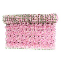 테라스가림막 담장 가리개 울타리펜스 담벼락 난간대 휀스 인공 아이비 스크리닝 롤 꽃 꽃, 씨 0.5x1m