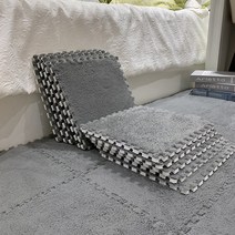 퍼즐매트 베란다 텐트 이너 전실 바닥공사 냉기차단 층간소음방지 30x30 10셋트, 30cmx30cmx0.6cm (마감재포함), 그레이 총 10장