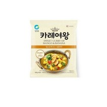 청정원 카레여왕 망고 앤 바나나 달콤한맛, 70g, 10개