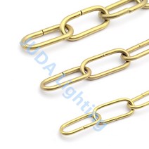 순수 구리 황동 탑 체인 3 / 4 5 6 8mm 녹 드래그 샹들리에 호텔 조명 크리스탈 led 펜던트 램프 50cm, 03 line diameter 5mm