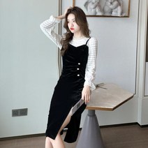 연예인 블랙 원피스 원탑셀러