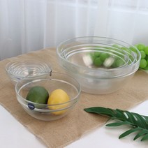 유리 엠필러블 볼 6cm 3.5cl AA 소스볼 투명 유리볼 샐러드보울, 유리엠필러블9cm/15cl (177947)