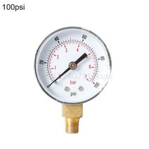 디지털 게이지 버니어 캘리퍼스 켈리퍼스 압력 측정기 수직 및 바 하단 마운트-141, 100psi