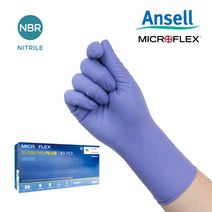 (안셀)마이크로플렉스 Supreno Plus수프레노플러스(93-753) 12인치 일회용 니트릴장갑, 93-753-XL, 특대(XL) 이상, 1개