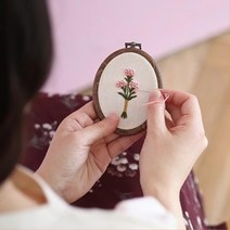 부모님감동선물 카네이션 자수키트 취미생활 만들기세트 수예 아이방꾸미기, 상세페이지참조, 상세페이지참조