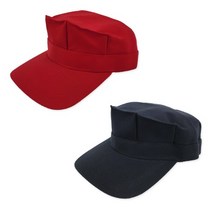 K 해병대 모자 2color 독특한 군대모자 빨강 검정