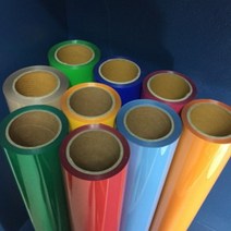 [글리터 전사지] 롤 단위판매 (고정폭 50cm x 25m) - 플로터 커팅기 / 열전사 DIY, 연두, 1개