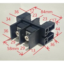 DINKLE 판넬관통형 파워 단자대 600V 175A 13mm볼트용, 1개
