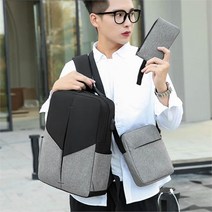 남자 오피스룩 프레피 대형 넓은 백팩