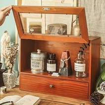 기타 복고풍 우드 캐비넷 플립 수납함, HND 복고풍 우드 캐비넷 플립 수납함, 상세페이지 참조