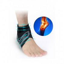 일상 헬스 등산 런닝 달리기 마라톤 축구 농구 스포츠 발목 압박 아대 보호대 3size M10712