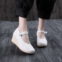 한복신발 꽃신 단화 전통 생활한복 여성화 키높이gi97