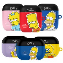 심슨 에어팟 케이스 키링 포함 에어팟 프로 2세대 1세대 pro 하드 2 1 무선 커버, 매기 심슨