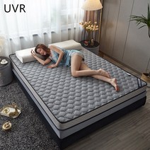 메모리폼토퍼 발열 토퍼 UVR 천연 라텍스 매트리스 고밀도 메모리 폼 프리미엄 두꺼운 싱글 더블 접이식