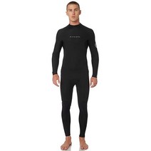 립컬 Rip Curl 남성용 던 패트롤 3/2mm 백 지퍼 풀 잠수복 - 블랙 XL