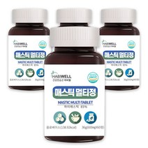 하비웰 매스틱 멀티정 600mg X 60정, 4통