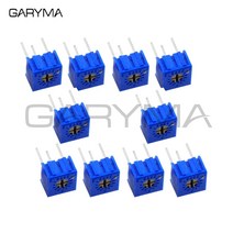 10pcs 3362p 키트 고정밀 3362 50 100 200 500 옴 1k 2k 5k 10k 20k 50k 100k 200k 500k 1m 옴 trimpot 트리머 전위차계, 50k 옴