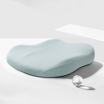 운전석 두툼한 높은 방석 운전 방석 자동차 키높이 방석 10종, 스카이 블루  6CM, 1개