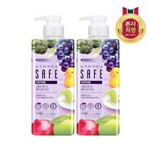 LG생활건강 세이프 주방세제 천연미네랄 725mL x2, 단일옵션