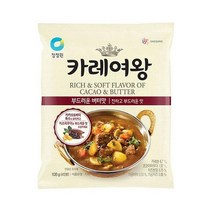 청정원 간편식 청정원 카레여왕 부드러운 버터맛 108g 집밥 도시락 식자재 캠핑 별미, 16개