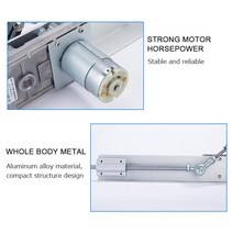 엑츄에이터 액추에이터 직교로봇 모터 왕복 운동 선형 액추에이터 DC 12V/24V 텔레스코픽 키트 속도 컨트롤, 01 2-8cm 45RPM_01 12V