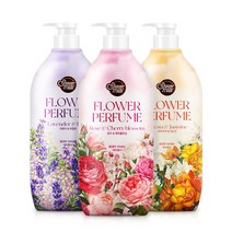 샤워메이트 퍼퓸 바디워시 900ml 로즈+라벤더+자스민, 모든피부, 2set