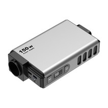 휴대용 캠핑배터리충전 150W 보조베터리 역 220V 가정 자유로운 에너지 태양 발전기 세트 PD100W 옥외 야영 비상 사태 위탁 110V, [02] 미국, [02] silver