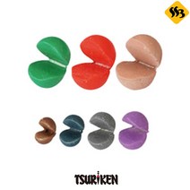 자바낚시 쯔리겐 간다마 칼라고무코팅 좁쌀봉돌, G5