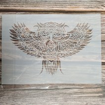 스텐실 템플릿베이킹/저널/스크랩북/안료/잉크 패드/스프레이/핸드 페인팅 용 재사용 가능스텐실 // 벽/가, 03 A4 Size 21 by 29.7cm
