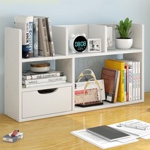 kirahosi 책장 테이블 선반 간이 책상위책꽂이 기숙사 수납대 146호 BDcrqjcl, 사진색A 60cm