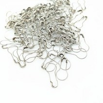 다채로운 뜨개질 크로셰 잠금 스티치 마커 태그 안전 핀 100 개 x 22mm DIY 바느질 도구 바늘 클립 공예 액세서리, silvery