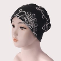 환자용 비니 워싱면 핸들자수 비니 / 간절기 겨울 / 맞춤제작 항암모자 환자비니 / 저자극 순면원단 안감 / 100% 국내 핸드메이드 울소재