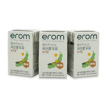 이롬 황성주 국산콩 두유 무가당, 140ml, 48개