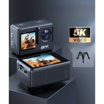5K 액션캠 미니캠 브이로그캠 방수 수중촬영 자전거 헬멧 와이파이, 4K HD 표준 버전 + 128G 메모리 카드