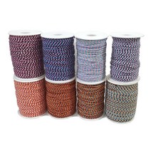 (주)아트인 4색 꽈배기 꼬임 끈(90cm), 오렌지