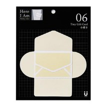 기프트카드 메일스티키 스티커 메모 옐로우-118, 1개