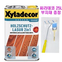 씨라데코 오일스테인 방부 방충 방습 목재보호 15L 부자재증정, 국방색