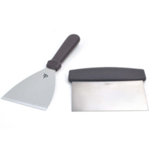 델키 그리들 스패치 철판 스크래퍼 캠핑용 뒤집개 스텐 헤라 스키바, 1개, 스끼바