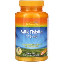 Thompson 톰슨 밀크 씨슬 추출물 Milk Thistle 175mg 120베지캡슐