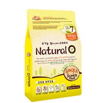 인터펫코리아 내추럴오 유기농 전연령 반려견 슈퍼푸드 2kg x 1개