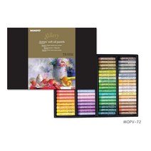 문교 소프트 오일파스텔 72색 세트 MOPV-72 / 하드케이스(지함)