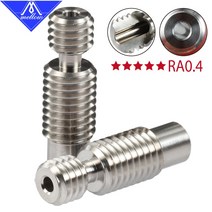 3d 프린터 부품 Mellow-올 메탈 NF V6 티타늄 합금 히트 브레이크 TC4Grade5 3D 노즐 1.75mm/3.00 HOTEND 히터 블록용 목구멍, [08] 10pcs-3.00