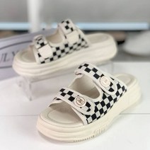 워너비 스트랩 통굽 슬리퍼 4cm