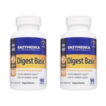 엔자이메디카 베지테리언 말타아제 락타아제 유산균 락토바실러스 90캡슐 2개