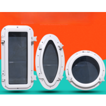 카라반 선루프 창문 캠핑카 트레일러 도어 개조 환기, 21cm 블랙 라운드