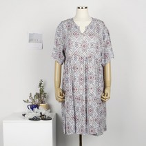 퍼니걸스 9336 에스닉 페이즐 반팔 미니 원피스 여성의류