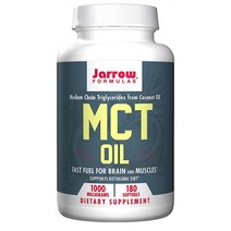 자로우포뮬러스 MCT오일 1000mg 코코넛오일 소프트젤 180정, 1개