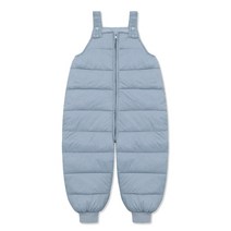 골든래빗 아동용 모눈 패딩 멜빵 팬츠