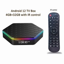 2022 안드로이드 12 스마트 TV 박스 Allwinner H618 미디어 플레이어 3D 비디오 유튜브 넷플릭스 2.4G &am, 02 4G 32G IR_03 영국 플러그